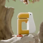 Cute bird desk hook for bags and headphones