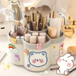 Cute rotating desk organizer for stationery and art supplies