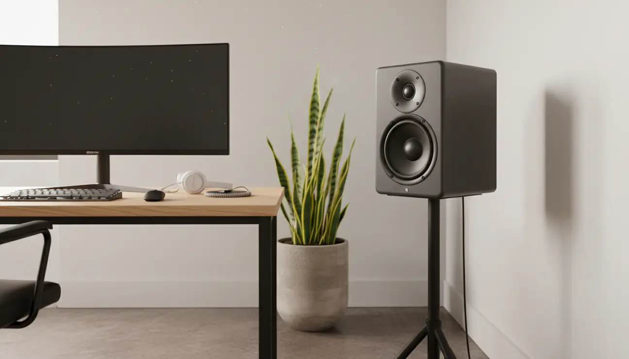 Correct speaker distance from the wall.