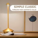 Modern Dimmable Mushroom LED Table Lamp with 3 Color Modes