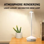 Modern Dimmable Mushroom LED Table Lamp with 3 Color Modes