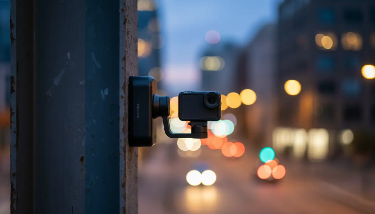 Magnetic Uni-Mount Pro holding a camera on metal.