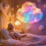 DIY RGB cloud lamp kit with LED lights for room decor