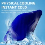 Double-layer honeycomb gel seat cushion for pressure relief