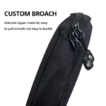Electronics organizer travel pouch with large capacity for cables and gadgets