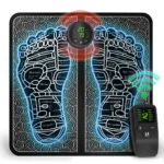 EMS foot massager mat with remote and full body electrode pads