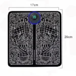 EMS Foot Massager Mat with 8 modes and 19 intensity levels