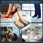 EMS Foot Massager Mat, 19 Intensities, 8 Modes, USB Charging