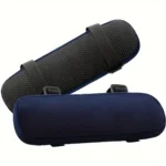 Padded ergonomic chair armrest cushions with adjustable straps