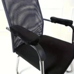 Padded ergonomic chair armrest cushions with adjustable straps