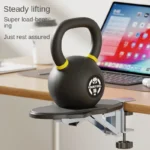 Ergonomic desk armrest with clamp, 180-degree swivel, padded support