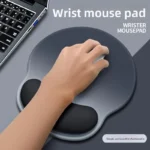 Ergonomic mouse pad with comfortable memory foam wrist rest