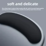 Ergonomic mouse pad with comfortable memory foam wrist rest
