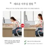 Ergonomic monitor stand with storage drawer and desk organizer