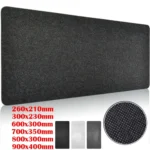 Felt desk mat with anti-slip backing, large mouse pad for office