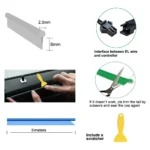 Flexible car interior ambient lighting kit USB powered