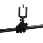 Flexible phone tripod with Bluetooth remote for smartphone