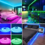 USB COB LED strip light, flexible, multi-color, home accent lighting