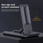 Foldable adjustable phone and tablet stand with 6 angles