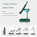 Foldable adjustable phone tablet stand for desk