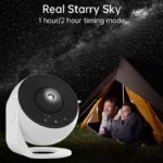 Spherical galaxy projector with 12 interchangeable astronomical discs