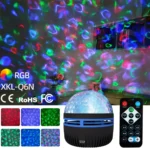 galaxy star projector led light with remote