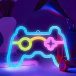 Multi-color gaming controller LED neon sign for room decor