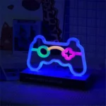 Multi-color gaming controller LED neon sign for room decor