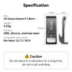 GoPro Hero 9 10 11 12 weather-resistant charging door