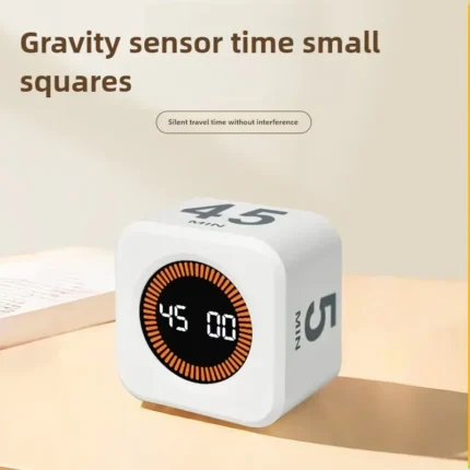 Gravity sensing digital productivity timer for study