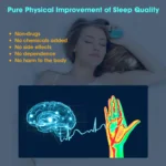 Ergonomic handheld EMS sleep aid device for insomnia and relaxation