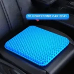 Blue honeycomb gel seat cushion for office chair and car