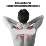TENS EMS hydrogel electrode pads for neck and shoulder pain relief
