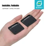 Invisible foldable laptop stand adhesive feet ergonomic cooling