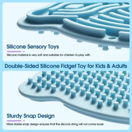 Rainbow maze board with colorful flexible silicone sticks for kids play
