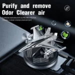 Solar jet fighter car air freshener with spinning propellers