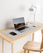 Large felt desk mat with anti-slip bottom for office