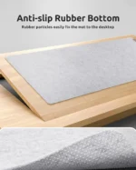 Large felt desk mat with anti-slip bottom for office