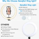 LED Selfie Ring Light with Tripod Stand and Phone Holder