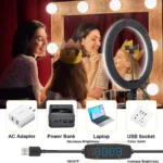 LED Selfie Ring Light with Tripod Stand and Phone Holder