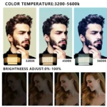 LED-U600+ Bi-Color Dual Video Light Kit for photography