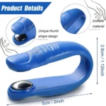 Blue acupressure hand clip on LI4 point