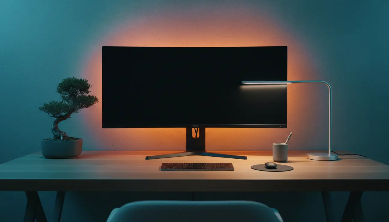 Layered lighting setup demonstrating lighting color psychology principles.