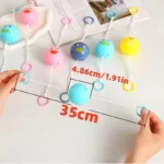 Kids luminous pull string flying ball coordination toy