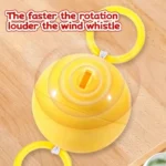 Kids luminous pull string flying ball coordination toy