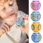 Magic bean fidget puzzle sphere toy in multiple colors