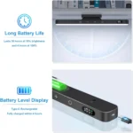 Magnetic rechargeable LED light bar for under cabinet and desk