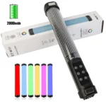 Magnetic RGB LED Video Light Stick for photography