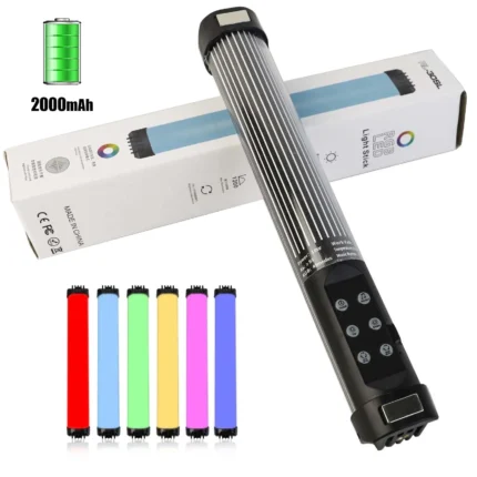 Magnetic RGB LED Video Light Stick for photography