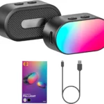 Magnetic RGB fill light for smartphone video and photography